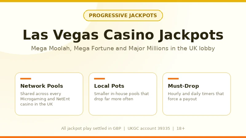 Las Vegas Casino UK jackpots — network pools, local pots and must-drop timers