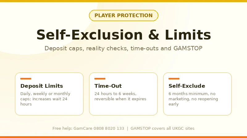 Las Vegas Casino UK responsible gambling tools — deposit limits, time-out, self-exclusion